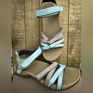 TEVA Tirra Sandal Blue W9 Hiking Sandals